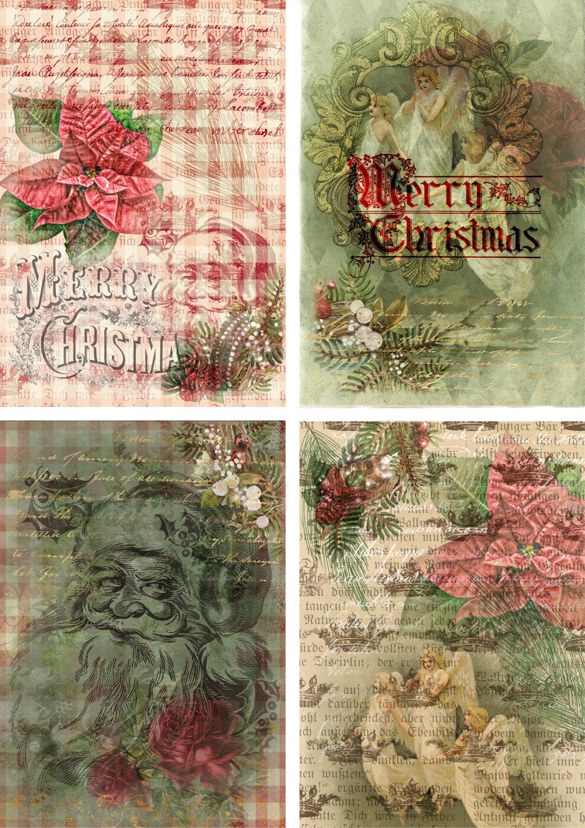 Holiday Collage Sheet Bundle (#Z027)