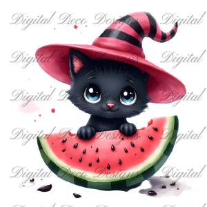 Summerween Clip Art Bundle (Digital Download Only)-Decoupage Paper