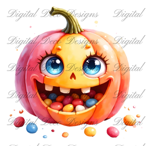 Summerween Clip Art Bundle (Digital Download Only)-Decoupage Paper