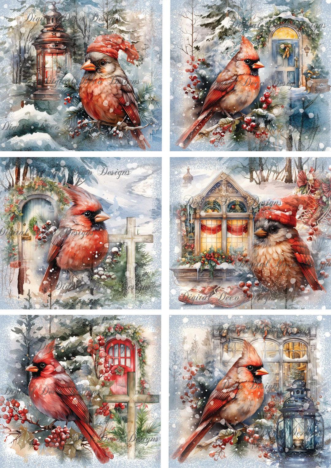 Christmas Collage Sheets