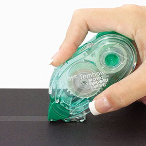 Tombow 62108 MONO Removable Adhesive Applicator, 1/3-Inch x 472-Inch , Roller-Decoupage Paper