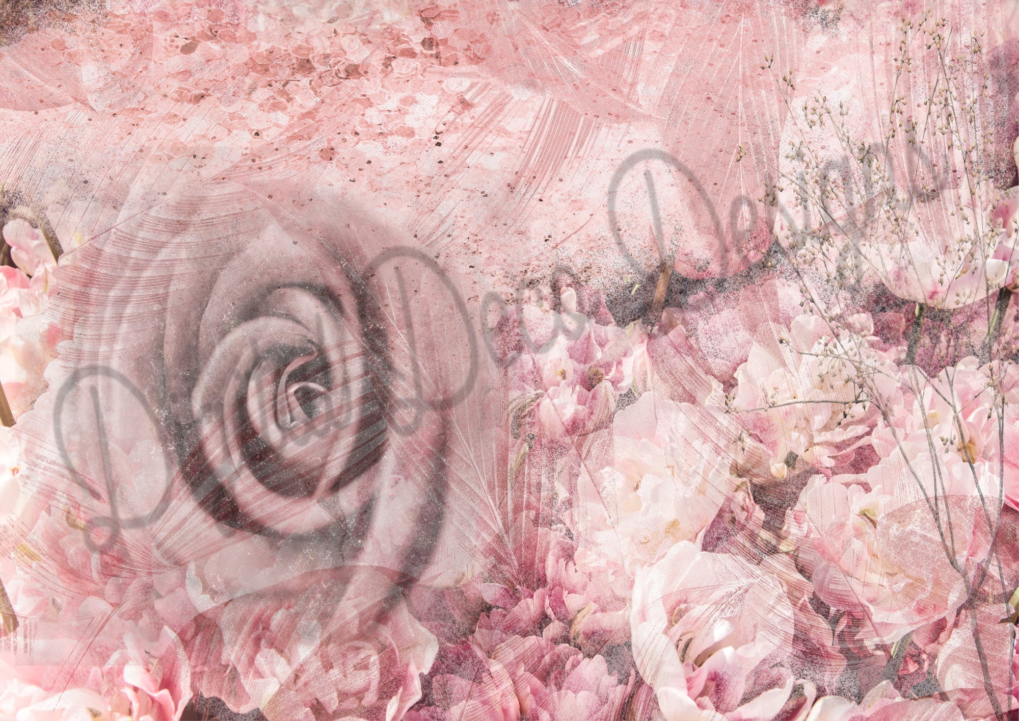 Pink Rose Daydream (#D030)