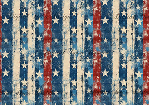 American Grunge Kit (Print Only) (#Z066)-Decoupage Paper