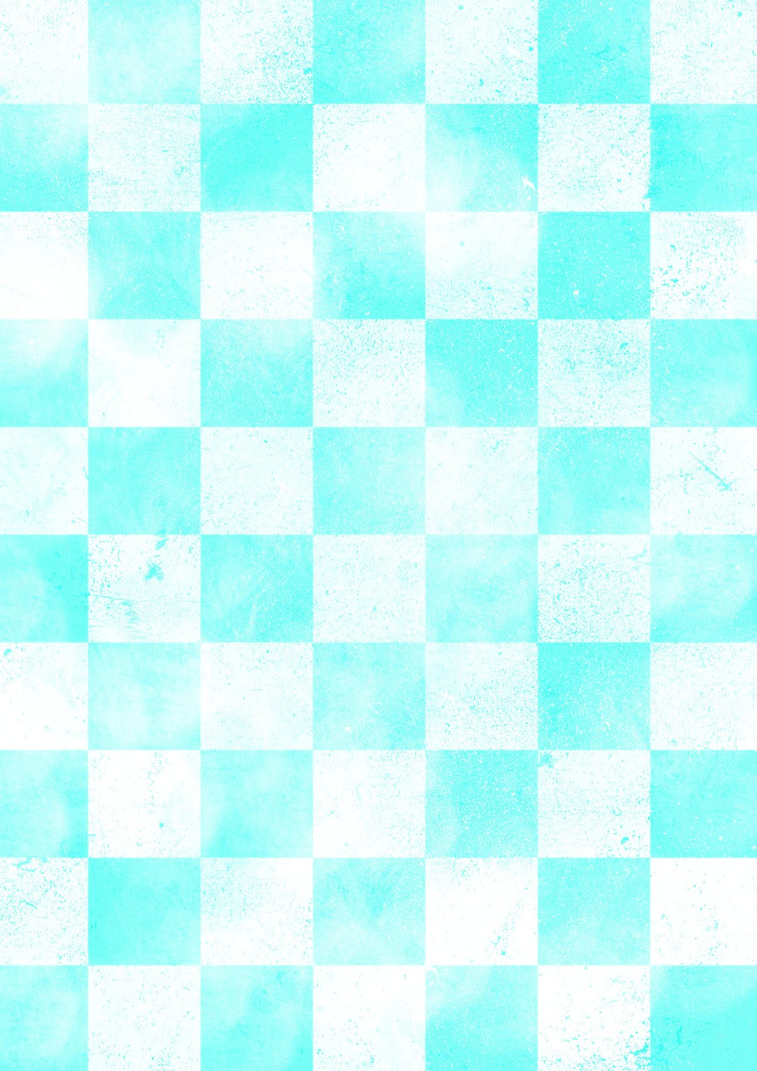 Aqua Distressed Checks (#A012)-Digital Deco Designs