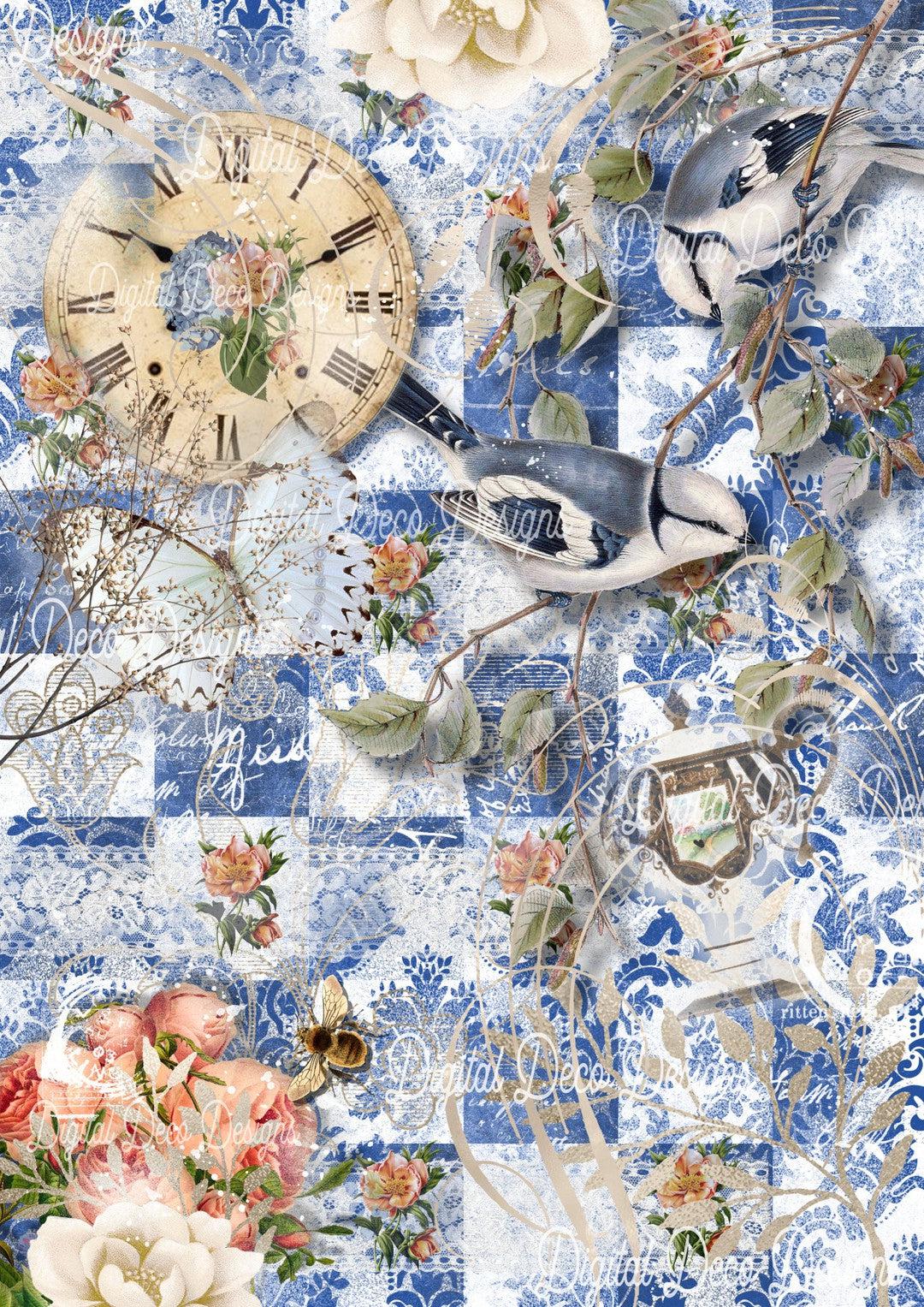 Azure Woods (#A015) (Exclusive Members Design)-Digital Deco Designs