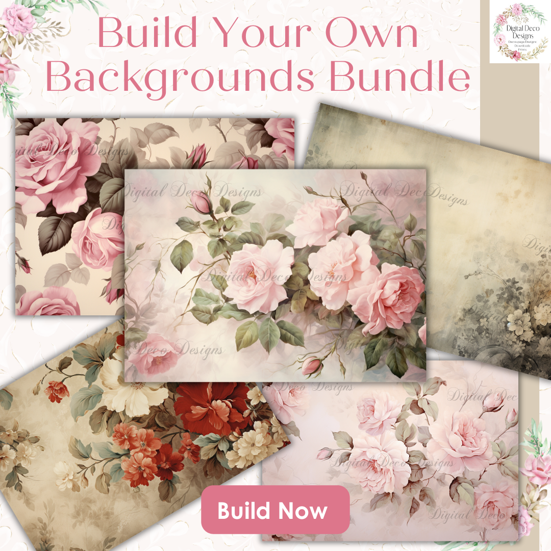 Build Your Own Backgrounds Bundle-BYOB-Decoupage Paper