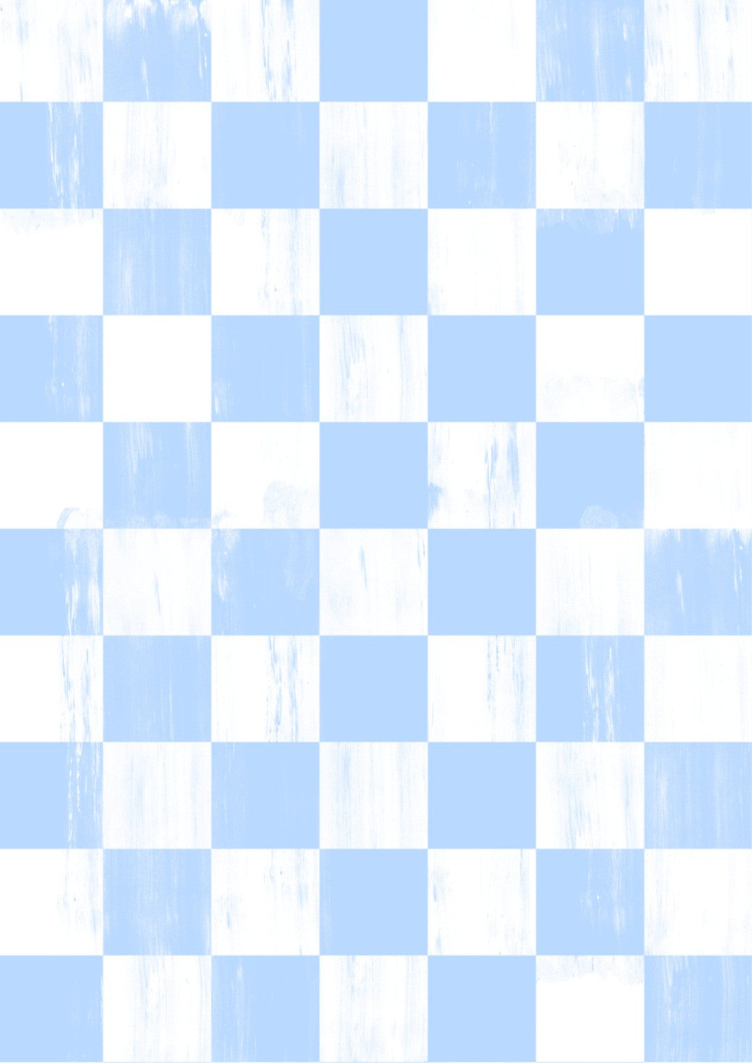 Baby Blue Distressed Checks (#F052)-Decoupage Paper