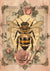 Fancy Bee 10 (#F075)-Decoupage Paper