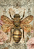 Fancy Bee 3 (#F056)-Decoupage Paper