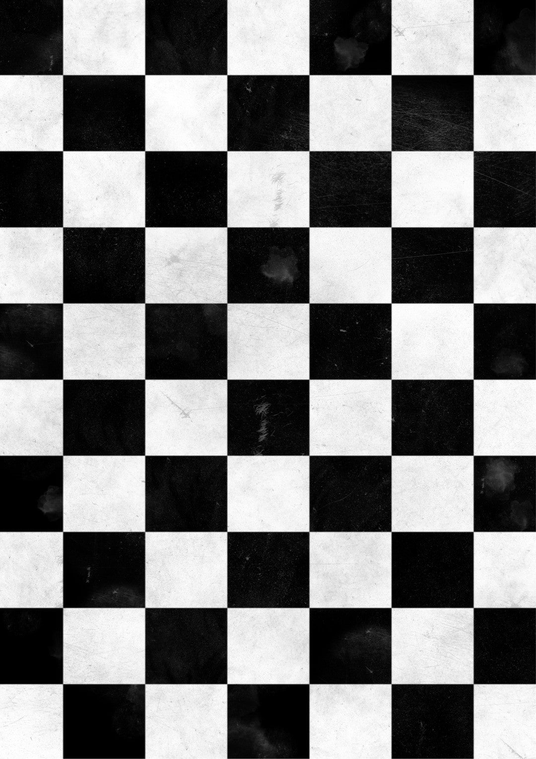 Black and White Checks (#F053)-Decoupage Paper