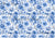 Blue Floral Pattern 1 (#A036)
