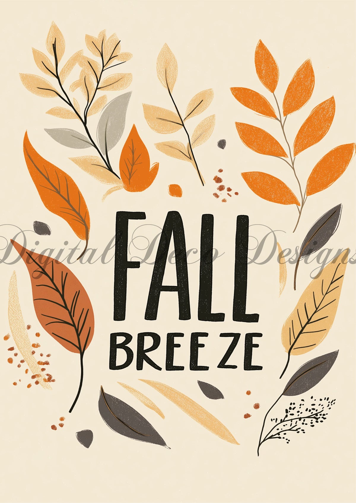 Boho Fall Breeze (#I083)-Digital Deco Designs