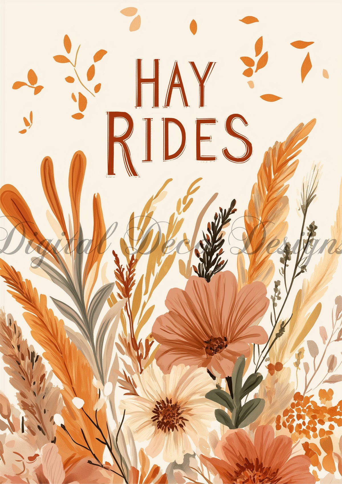 Boho Hayrides (#I084)-Digital Deco Designs
