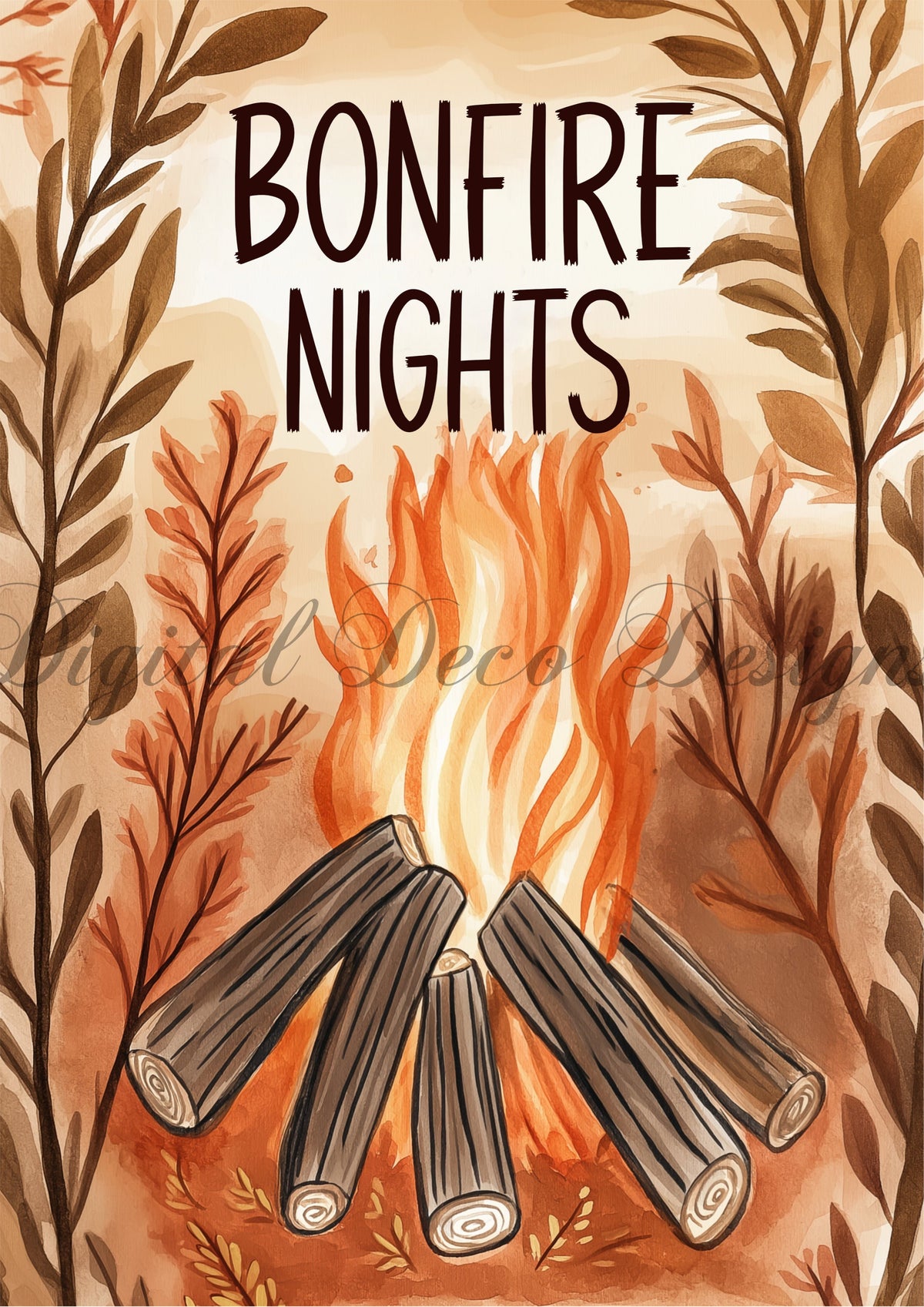Bonfire Nights (#I085)-Digital Deco Designs