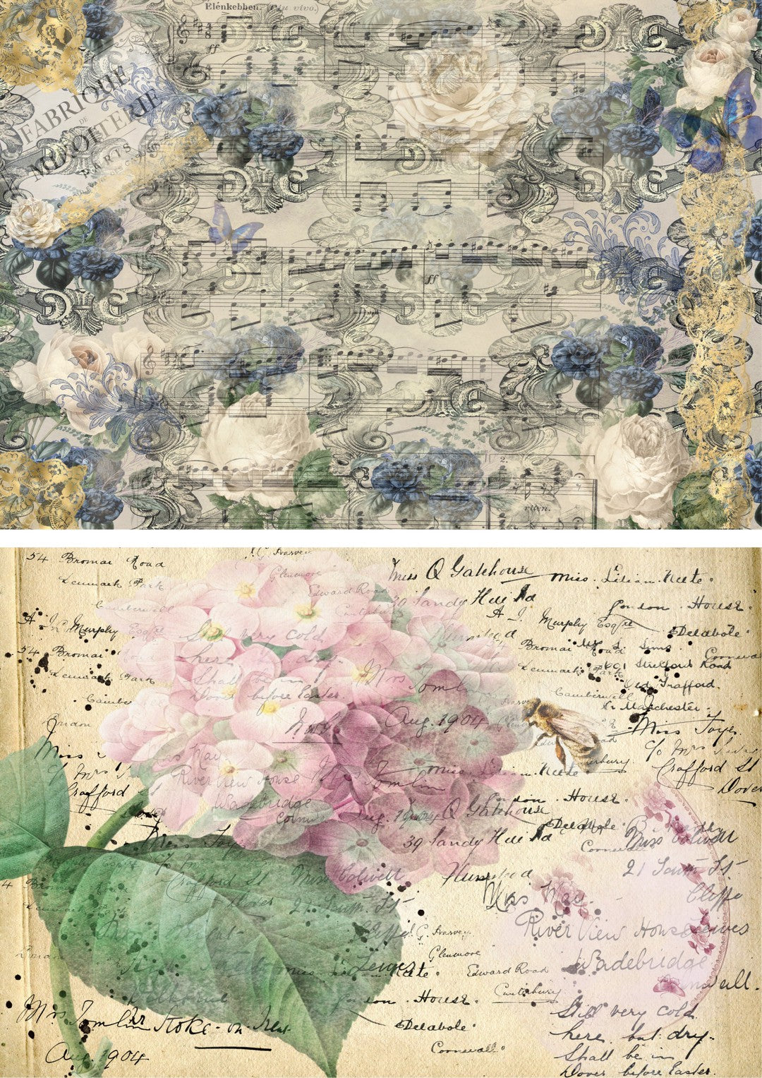 Castle Dance Hydrangea Combo Minis (#A074)-Digital Deco Designs