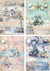 Coastal Christmas Collage Sheet Minis (#B004)