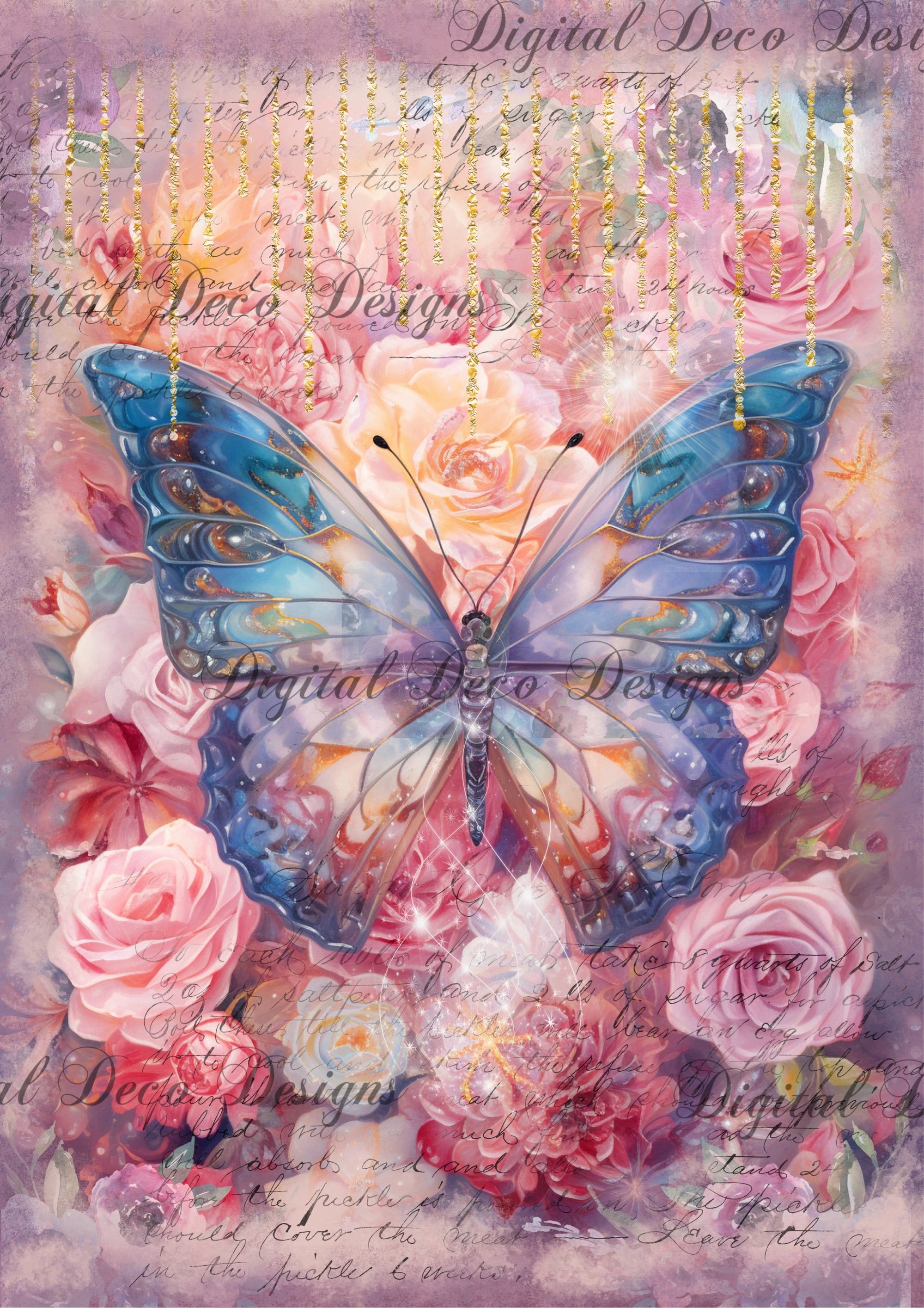Enchanted Spring Butterfly 1 (Exclusive Members Designs) (#F028)