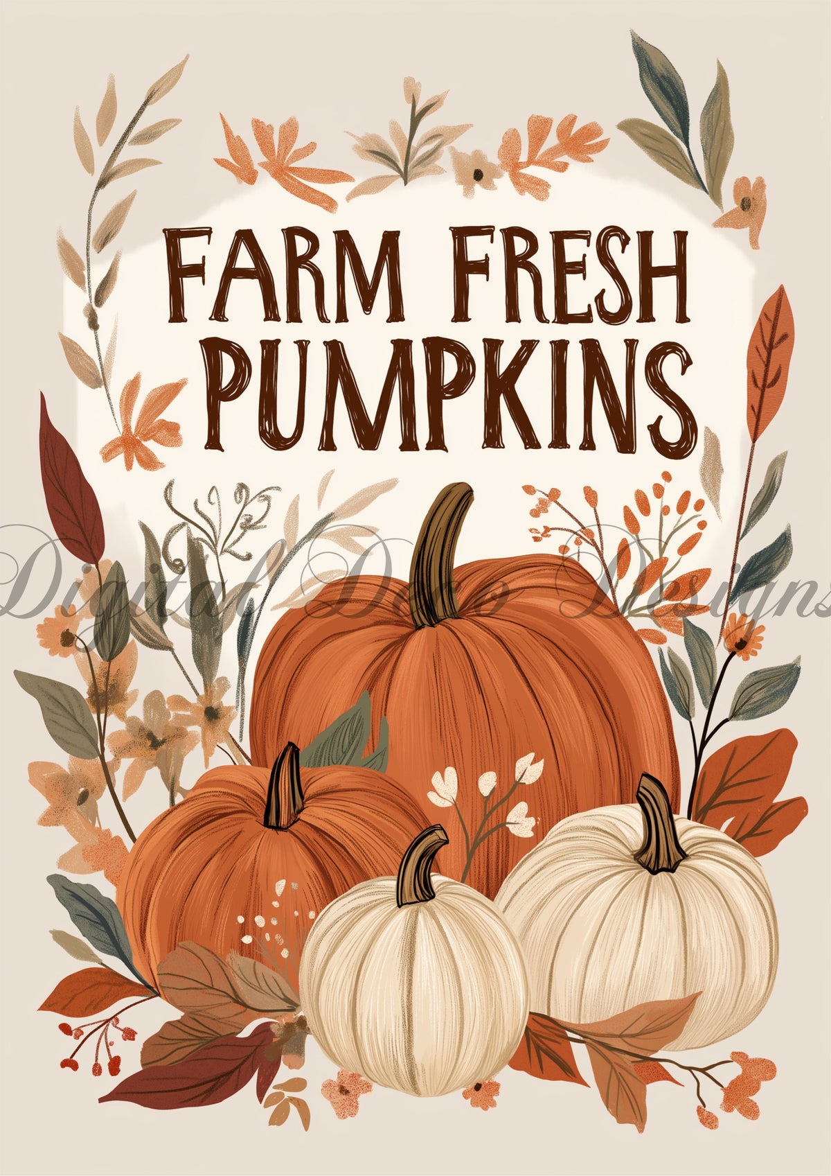 Farm Fresh Pumpkins (#I086)-Digital Deco Designs