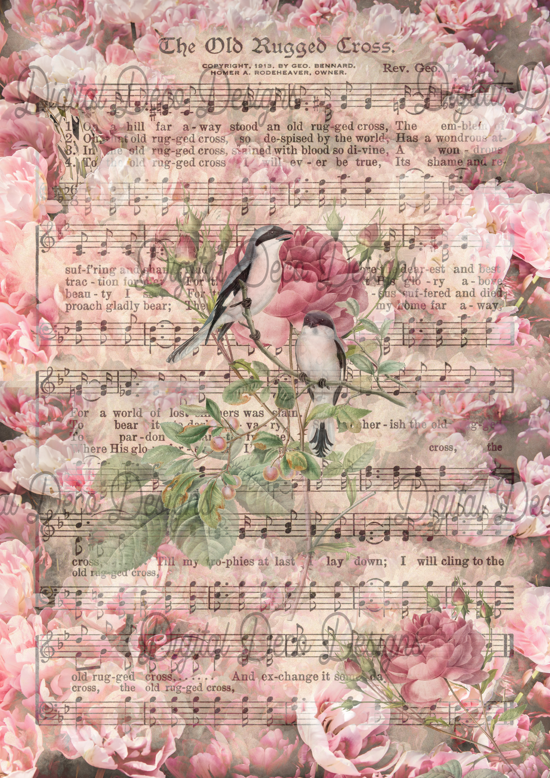 Heart Song (Hymnal) (#B089)-Digital Deco Designs