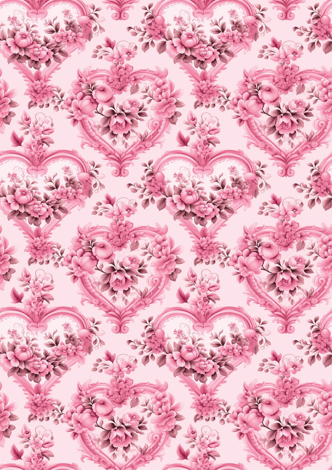 Heart Pattern 1 (#B087)-Digital Deco Designs