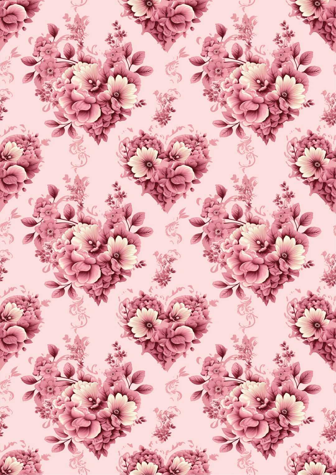 Heart Pattern 2 (#B088)-Digital Deco Designs
