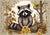 Hello Autumn Racoon 1 (#H089)-Decoupage Paper