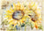 Hello Autumn Vintage Sunflowers 5 (#I006)-Decoupage Paper