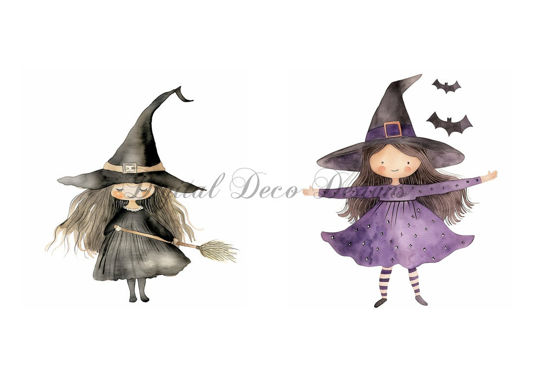 Hello Halloween Cartoon Characters Combo 3 (#I042)-Digital Deco Designs