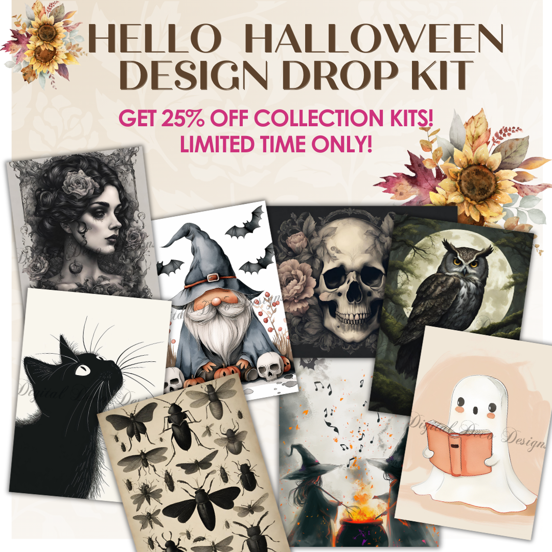 2024 Fall Design Drop Special "Hello Halloween"-Decoupage Paper