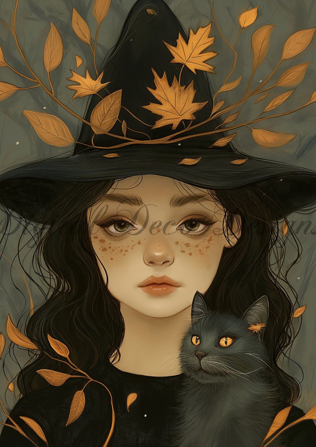 Hello Halloween Miranda (#I047)-Digital Deco Designs