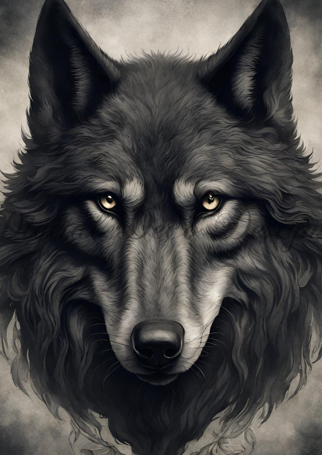 Hello Halloween Warewolf 2 (#I028)-Digital Deco Designs