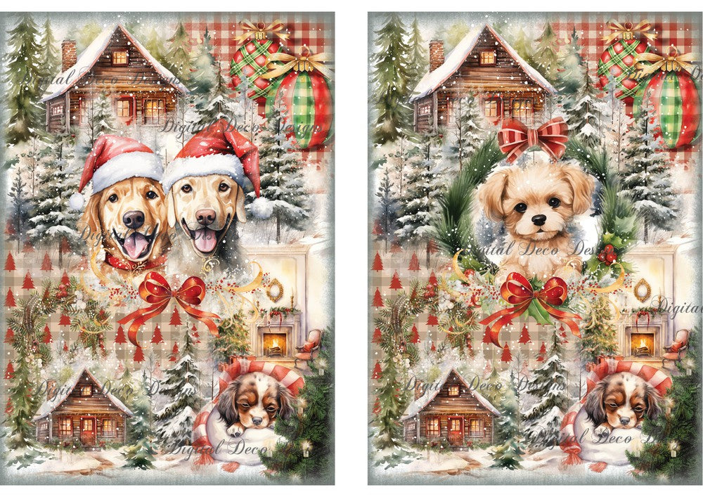 Home By Christmas Combo Duo Minis (#C004)-Digital Deco Designs