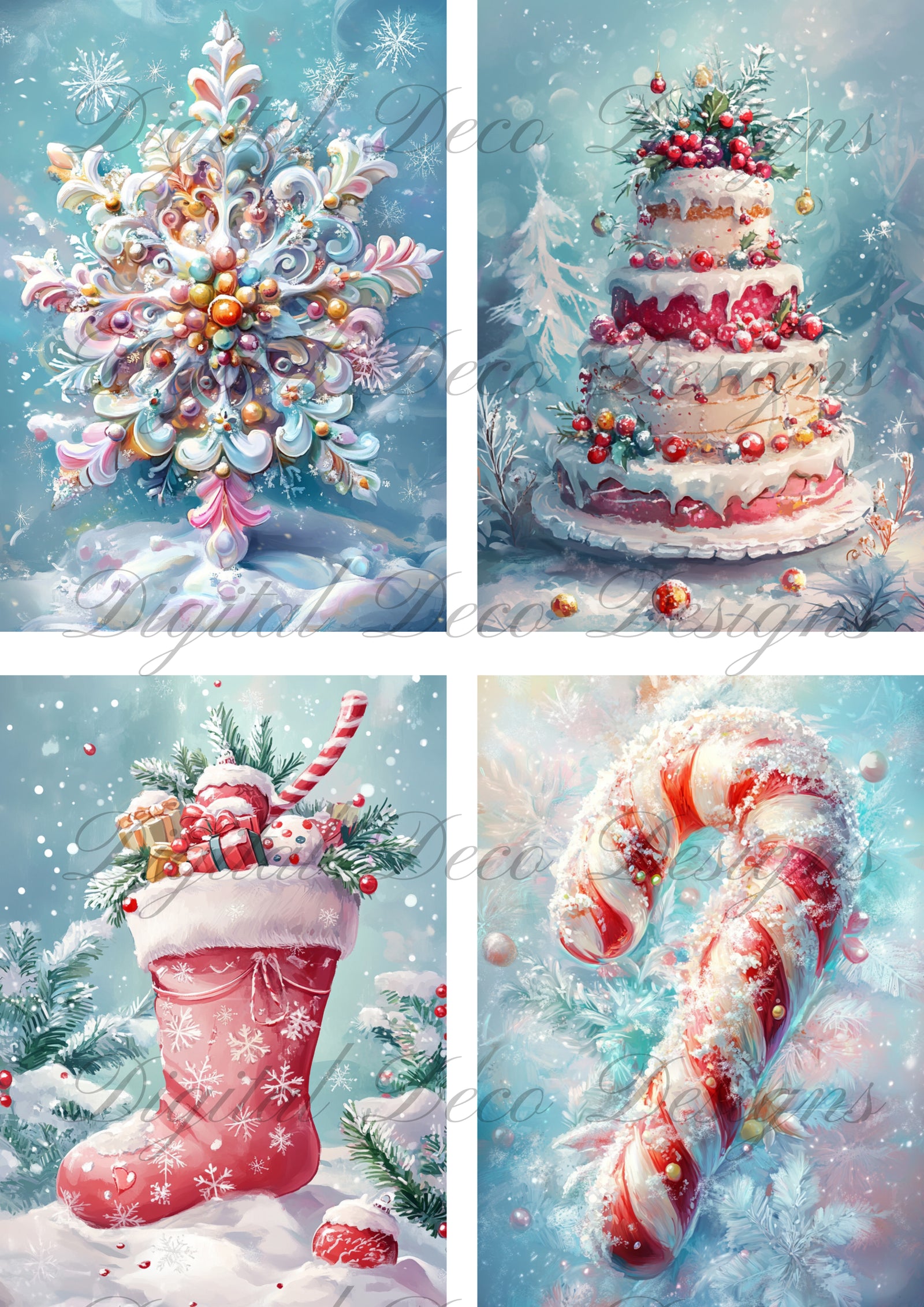 Cotton Candy Christmas