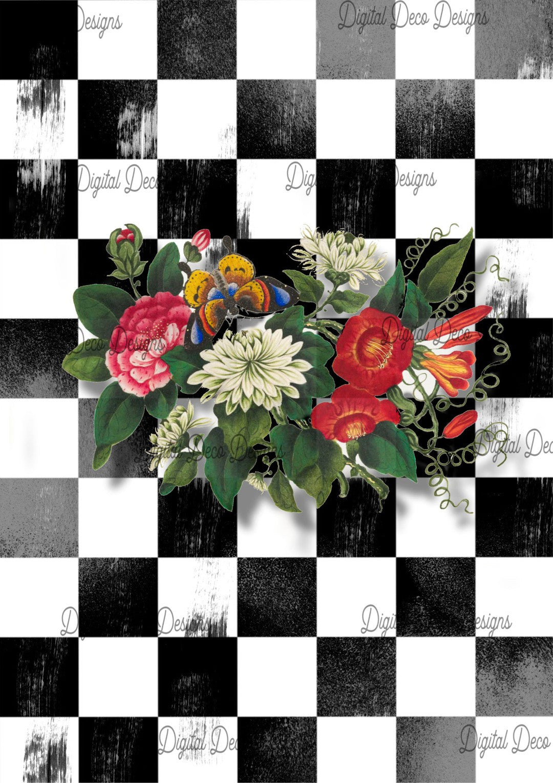 Botanicals 1 (#A048) (Exclusive Members Design)-Digital Deco Designs