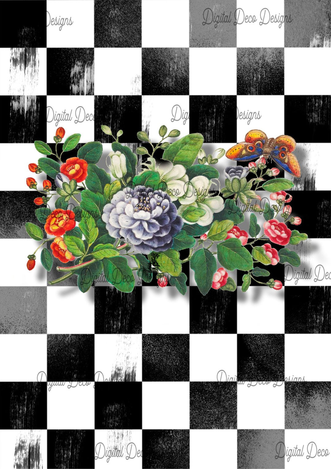 Botanicals 2 (#A050) (Exclusive Members Design)-Digital Deco Designs