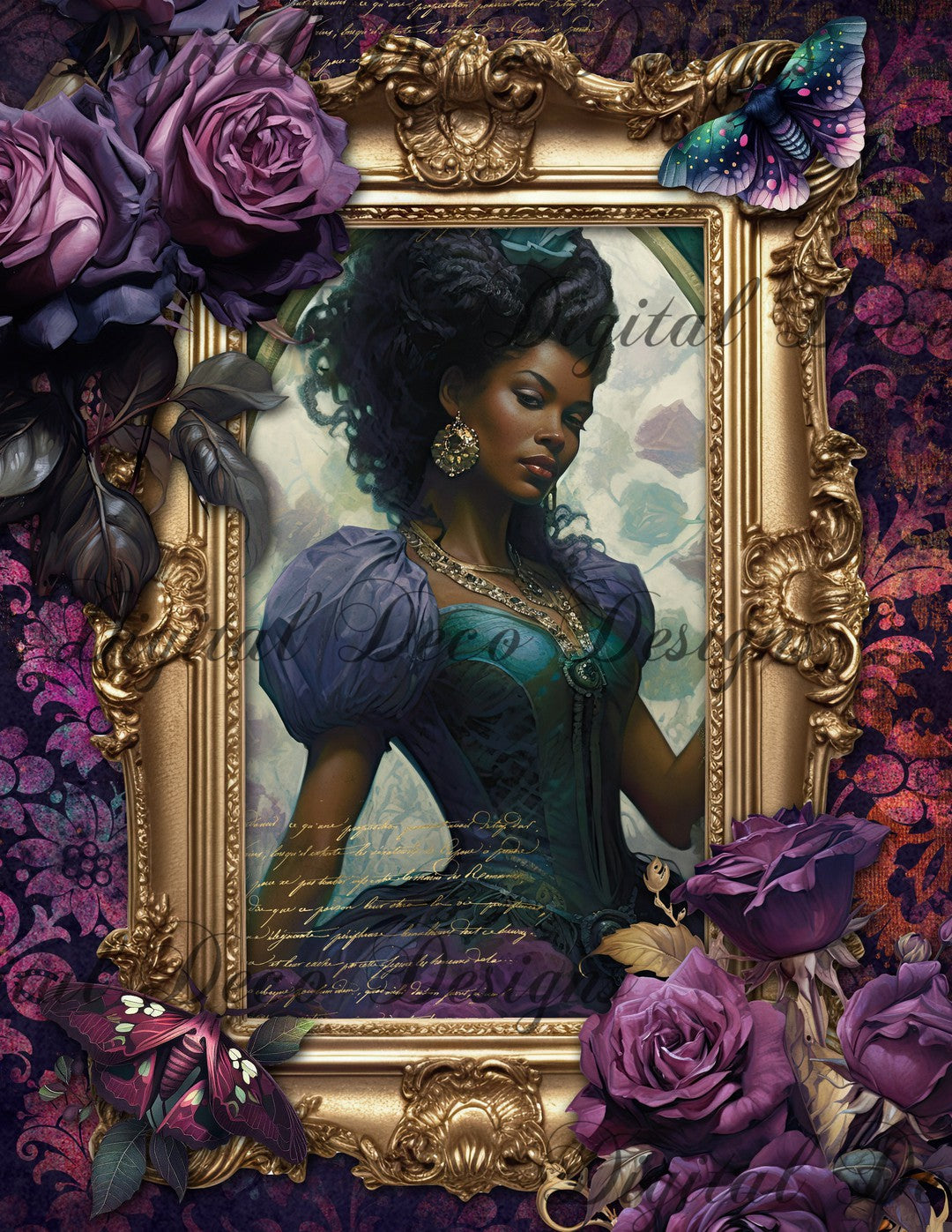 Night in the Bayou 4 (Print Only) (#C082)-Digital Deco Designs