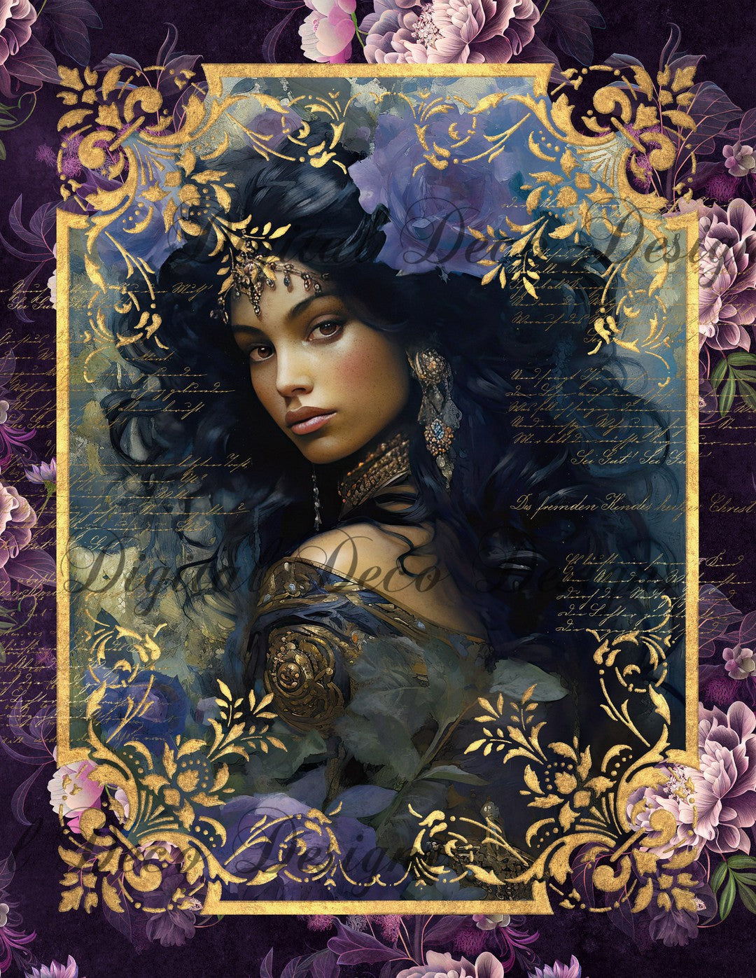 Night in the Bayou 5 (Print Only) (#C083)-Digital Deco Designs