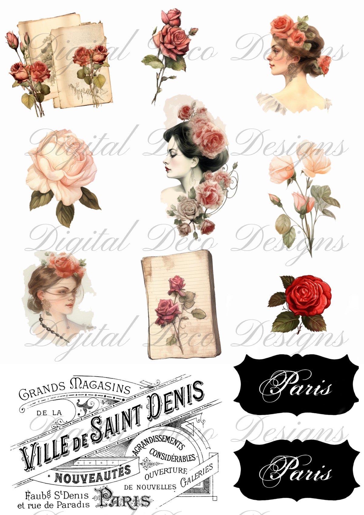 Old Love L073-Digital Deco Designs