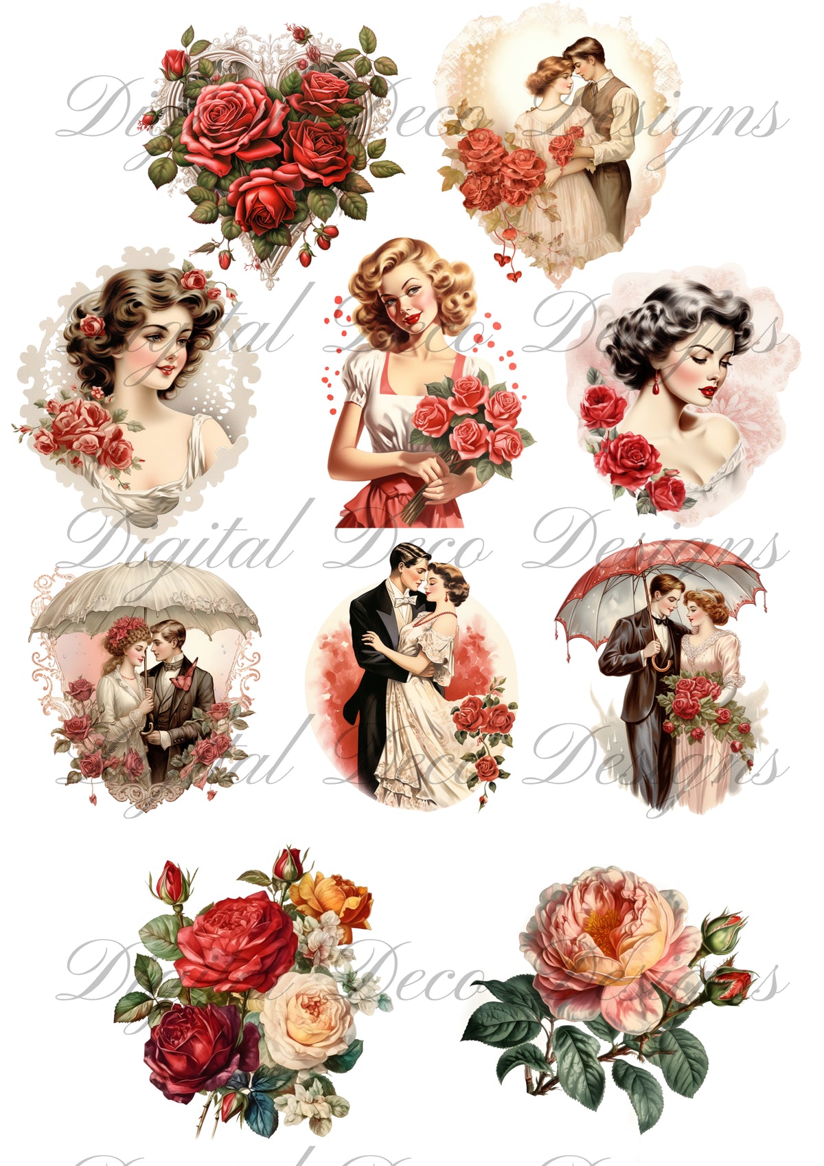 Old Love L074-Digital Deco Designs