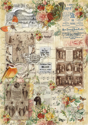 Very Vintage Bundle (#Z056)-Decoupage Paper