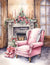 Pink Christmas Wonderland 1 (#H033)-Decoupage Paper