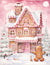 Pink Christmas Wonderland Gingerbread 3 (#H043)