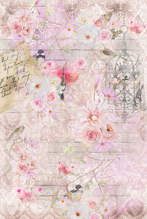 Pretty and Pink Bundle (#Z040)-Decoupage Paper