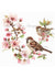 Pink Sparrows 2 (Exclusive Members Design) (#G051)-Decoupage Paper