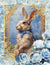Rabbits in Blue 5 (Print Only) (#D066)