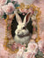 Rabbits in Pink 1 (Print Only) (#D067)
