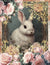 Rabbits in Pink 5 (Print Only) (#D071)