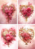 Regal Heart Collage Sheet Rectangle Minis (Membership Download) (#D078)