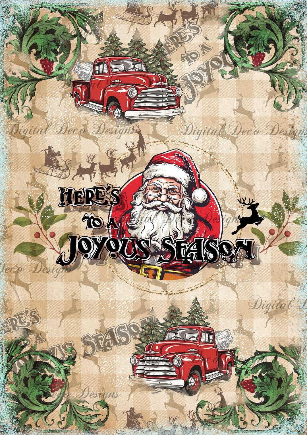Retro Vibe Christmas (#D080) (Exclusive Members Design)-Digital Deco Designs