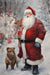 Snowy Santa 1 (Membership Download) (#H026)-Decoupage Paper